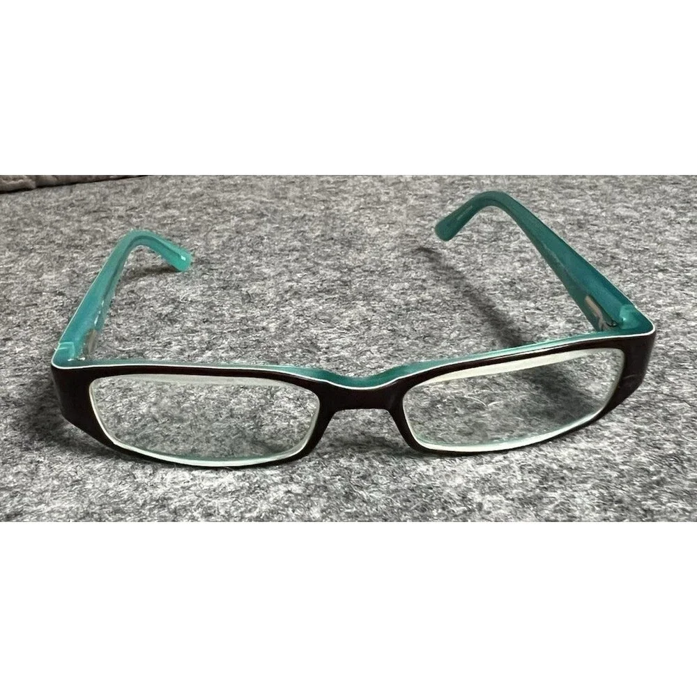 CHELSEA MORGAN Eyeglasses, Teal and Dark Red